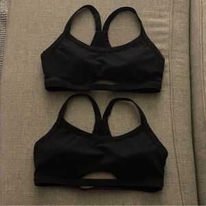 P'tula Black Sports Bra Set